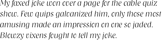 Nashville Extra Light Italic OT