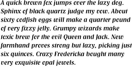 Nashville Medium Italic OT