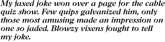 New Caslon B Bold Italic OT