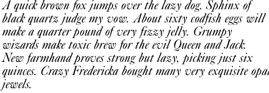 New Caslon B Roman Italic OT