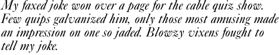 New Caslon B Roman Italic OT