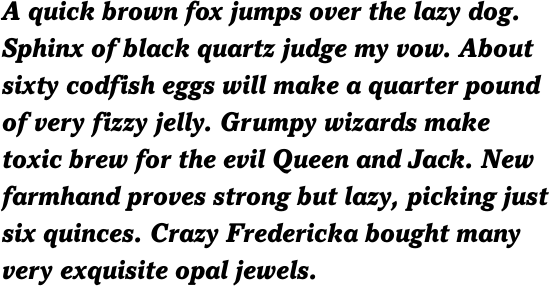 ITC Pacella Black Italic OT