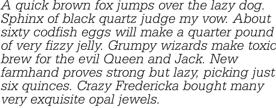 Serifa B Light Italic OT