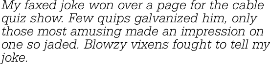 Serifa B Light Italic OT