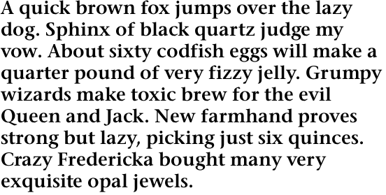ITC Stone Serif Semi Bold OT