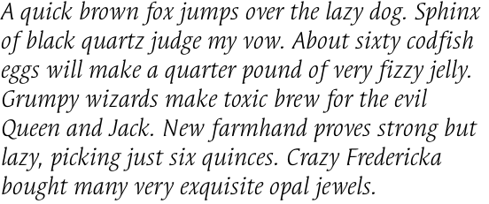 ITC Syndor Book Italic OT