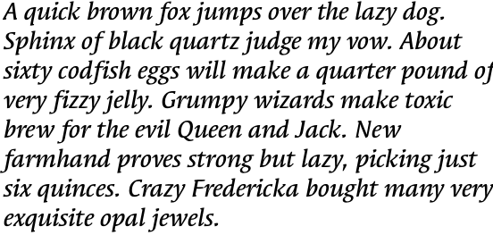 ITC Syndor Medium Italic OT