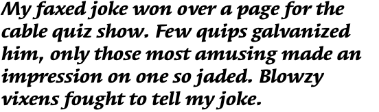 ITC Syndor Bold Italic OT