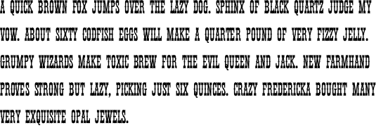 Thunderbird Extra Condensed OT