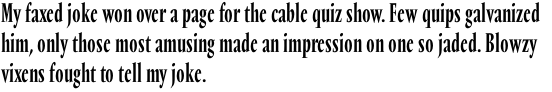 Vendome Regular Condensed OT