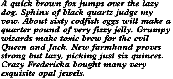 Worchester Extra Bold Italic OT