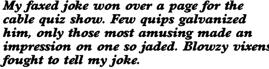 Worchester Extra Bold Italic OT