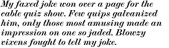 Scotch Modern Bold Italic