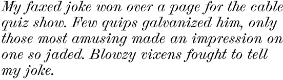 Scotch Modern Italic
