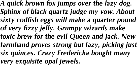 Renova TU Bold Italic OT