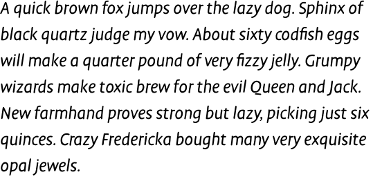 FF Duper OT Regular Italic