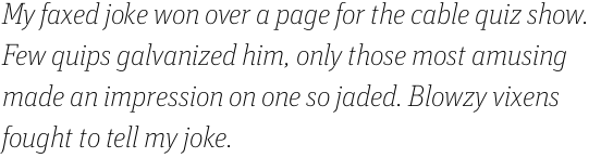 FF Unit Slab Pro Thin Italic