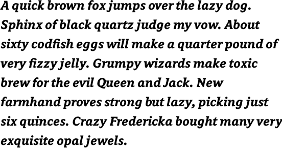FF Avance Pro Bold Italic