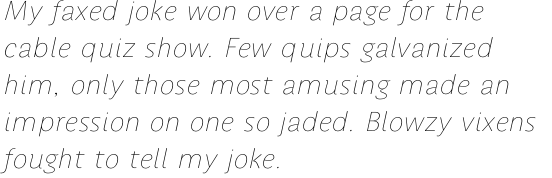 Perec Super Blanca Italic OT