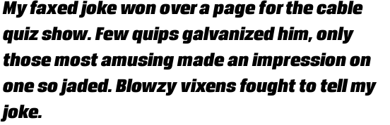 Breuer Headline Oblique