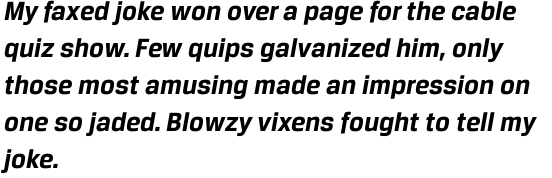 Breuer Text Bold Italic