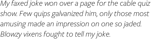Freight Sans Pro Light Italic OT