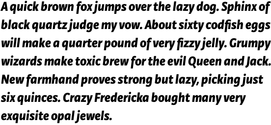Typonine Sans Condensed Bold Italic Pro OT