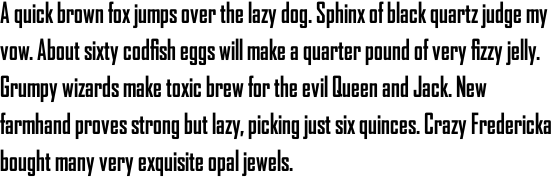 Agency Condensed Bold OT