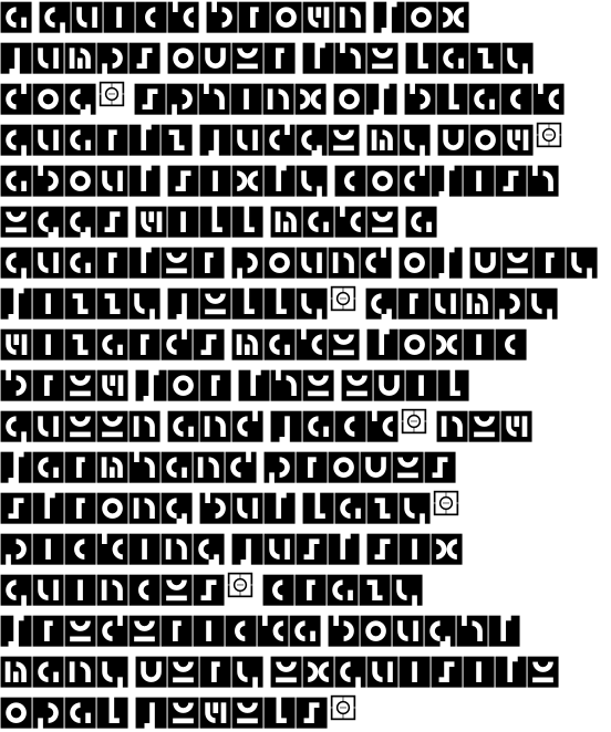 Alpha Bloc Stencil OT