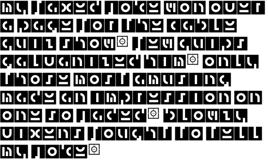 Alpha Bloc Stencil OT