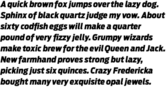 Antenna Condensed Black Italic OT
