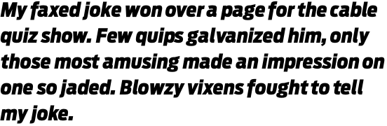 Antenna Condensed Black Italic OT