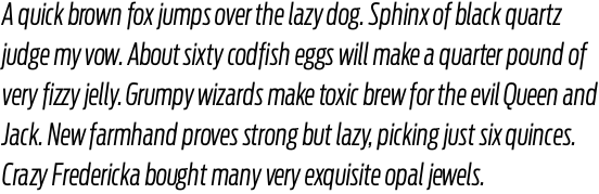 Antenna Extra Condensed Light Italic OT