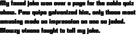 Armada Condensed Black OT