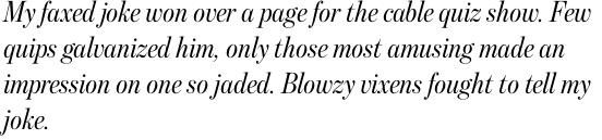 Benton Modern Display Condensed Italic OT