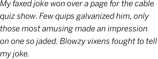 Benton Sans Book Italic OT