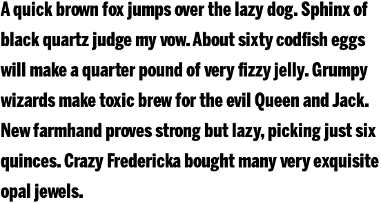 Benton Sans Compressed Black OT