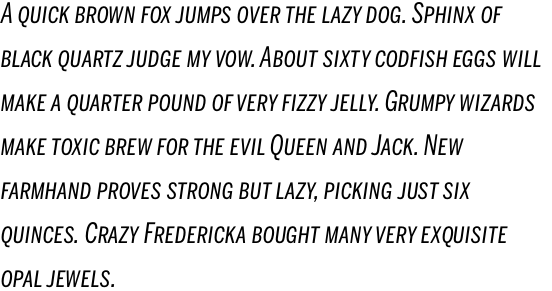 Benton Sans Compressed Italic SC OT