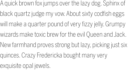 Benton Sans Condensed Extra Light OT
