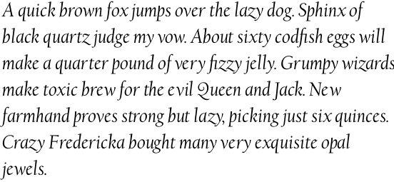 Californian Italic OT