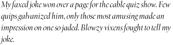 Californian Display Italic OT