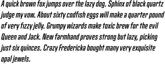 Clicker Compressed Bold Italic OT