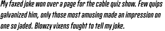 Clicker Compressed Bold Italic OT