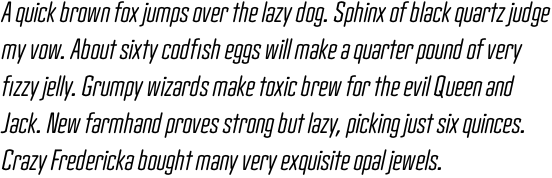 Clicker Compressed Book Italic OT