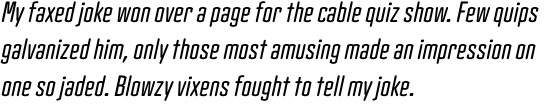 Clicker Compressed Medium Italic OT