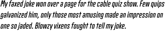 Clicker Compressed Semi Bold Italic OT