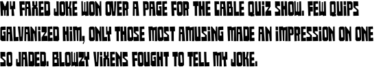 Comrade Condensed Bold OT