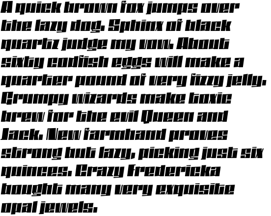 Daleys Gothic Black Italic OT