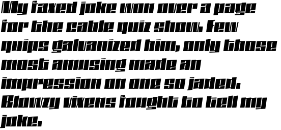 Daleys Gothic Black Italic OT