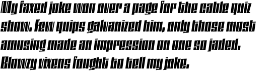 Daleys Gothic Bold Italic OT